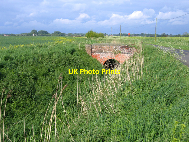 Photo 6"x4" Bridge over drain, Fishmere End, Sutterton, Lincs Fishmere End c2006