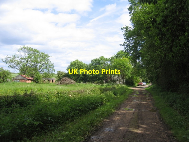 Photo 6"x4" Fox Covert Farm Bickmarsh c2006