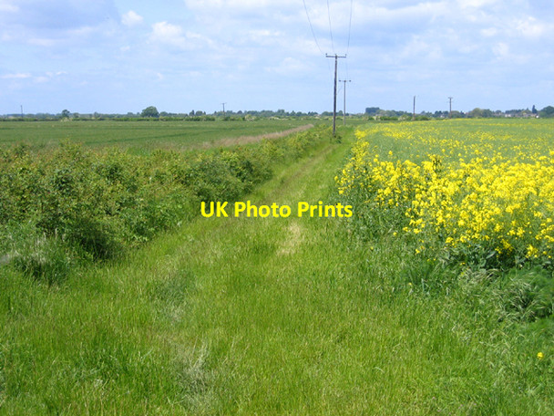 Photo 6"x4" Permissive footpath, Landbeach, Cambs Landbeach c2006