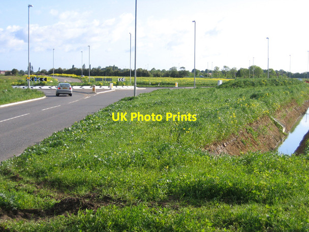 Photo 6"x4" New roundabout, Longstanton, Cambs Longstanton c2006