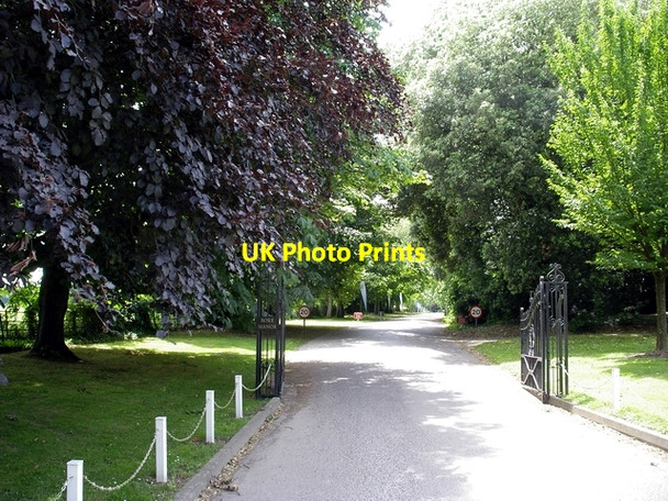 Photo 6"x4" Entrance to Roke Manor Romsey c2006