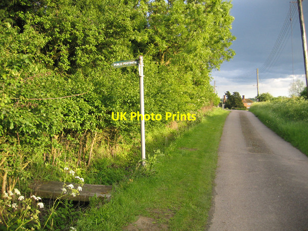 Photo 6"x4" Footpath to Wilstead from Houghton Conquest, Beds Chapel End\/TL0542 c2006