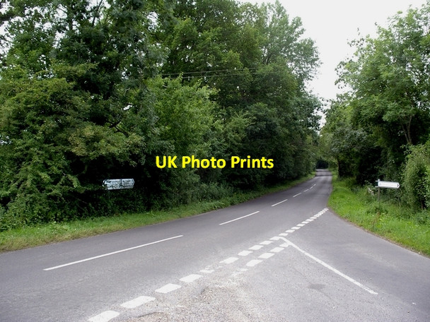 Photo 6"x4" Junction of Dean Road and West Dean Road Frenchmoor c2006