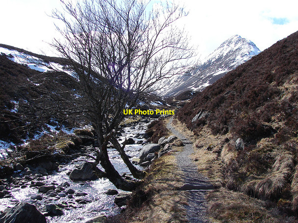 Photo 6"x4" Path beside Allt a' Bhealaich Dhuibh Sg\u00f2r Iutharn c2006