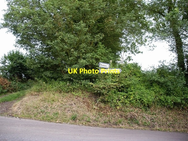 Photo 6"x4" Signpost at T junction east of Stoke Stoke\/SU4051 c2006