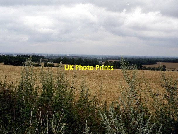 Photo 6"x4" View from the Farleigh to Hatch Warren Road Broadmere c2006