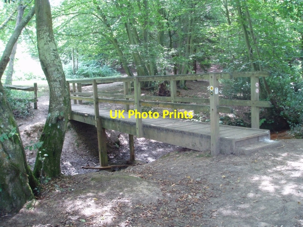 Photo 6"x4" Footbridge for the Weald Way Fairwarp c2006