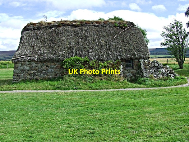 Photo 6"x4" Leanach Cottage on Culloden Battlefield Newlands\/NH7545 c2006