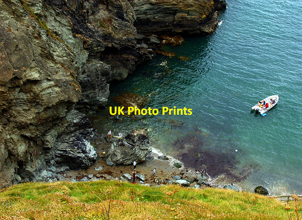 Photo 6"x4" Tintagel Haven Tintagel c2006