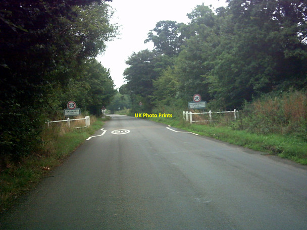 Photo 6"x4" Entering  Peasenhall at the Western Entrance Peasenhall c2006
