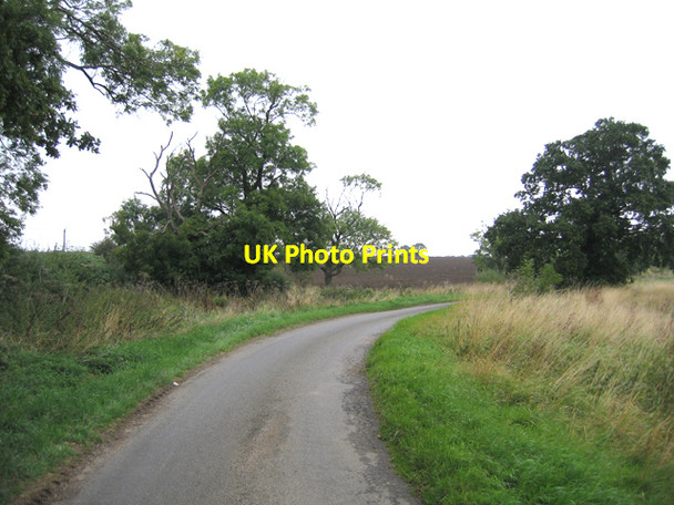 Photo 6"x4" Country lane, Aslackby, Lincs Aslackby c2006
