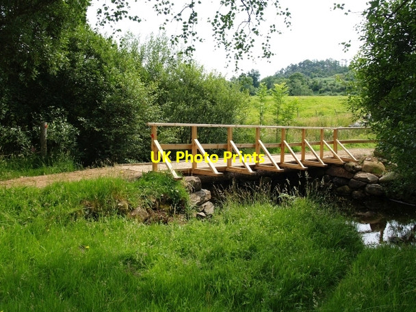 Photo 6"x4" New footbridge, Abhainn Ghlas Charlestown\/NG8075 c2006