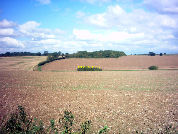 Photo 6"x4" Fields near Manor House Farm Bruisyard c2006