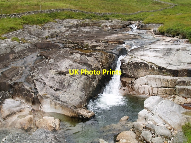 Photo 6"x4" Waterfall, Allt Ceitlein Glen Ceitlein c2006