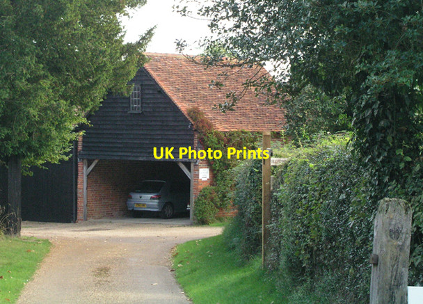 Photo 6"x4" Entrance to Dungate Farm Upper Ifold c2006