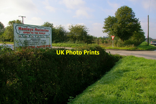 Photo 6"x4" Henleys Nurseries Market Weighton c2006