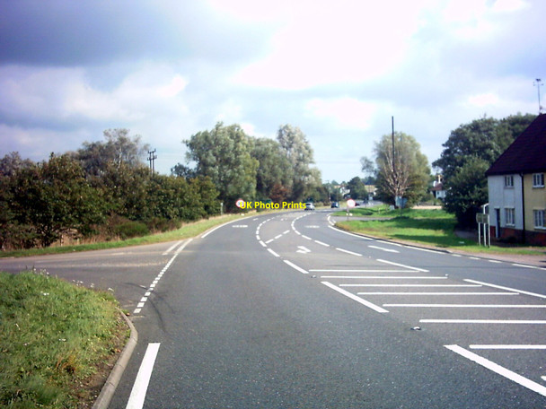 Photo 6"x4" A12 Main Road at Marlesford Wickham Market c2006