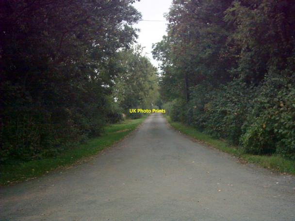 Photo 6"x4" Hall Farm Entrance & footpath to Hall Road,  Parham Marlesford c2006