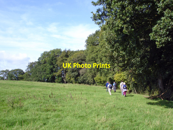 Photo 6"x4" Croughton - beside The Dungeon Stoak c2006