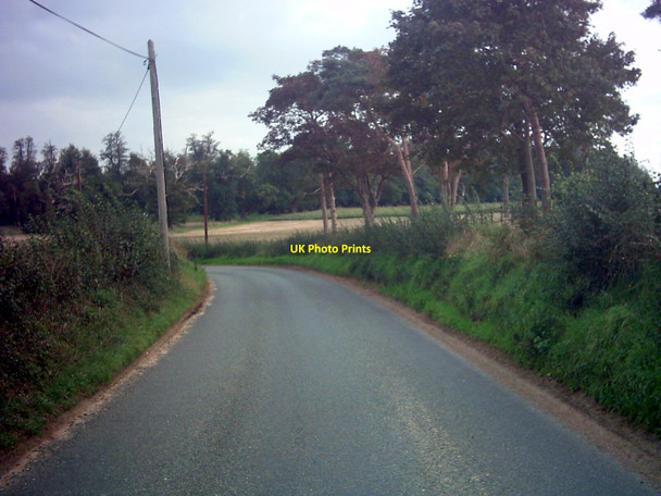 Photo 6"x4" B1078 Ashe Road Campsea Ashe c2006