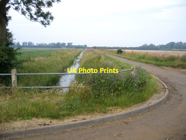 Photo 6"x4" Long Drove and Engine Drain, Cottenham, Cambs Chittering c2006