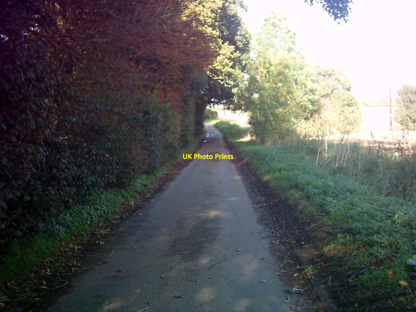 Photo 6"x4" Dennington Road, Laxfield Dennington Hall c2006