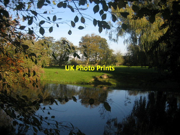 Photo 6"x4" Pond behind Cockfield church Cockfield\/TL9054 c2006