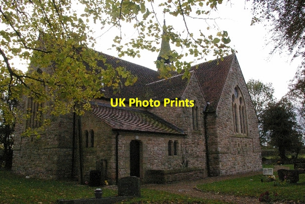 Photo 6"x4" St. Oswald's Church, Worleston after the restoration Worleston c2006 P2