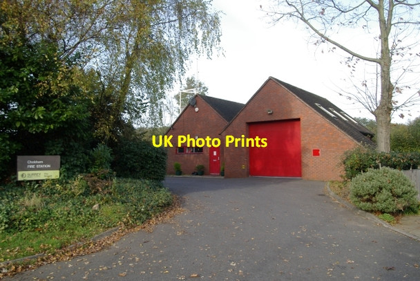 Photo 6"x4" Chobham fire station Chobham c2006