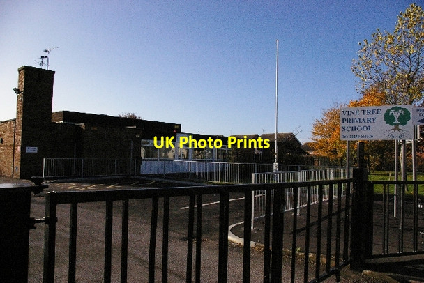 Photo 6"x4" Vine Tree Primary School, Dane Bank Avenue Crewe c2006