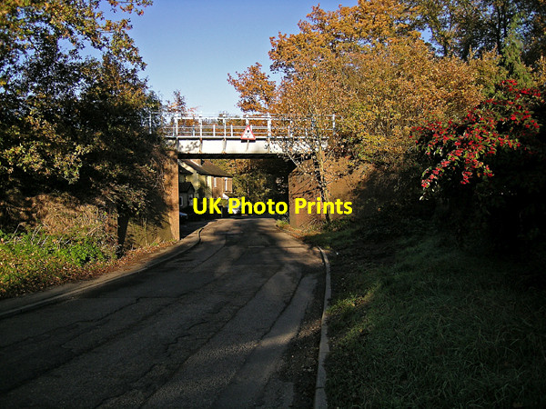 Photo 6"x4" Old Railway Bridge, Coopersale Common Epping c2006