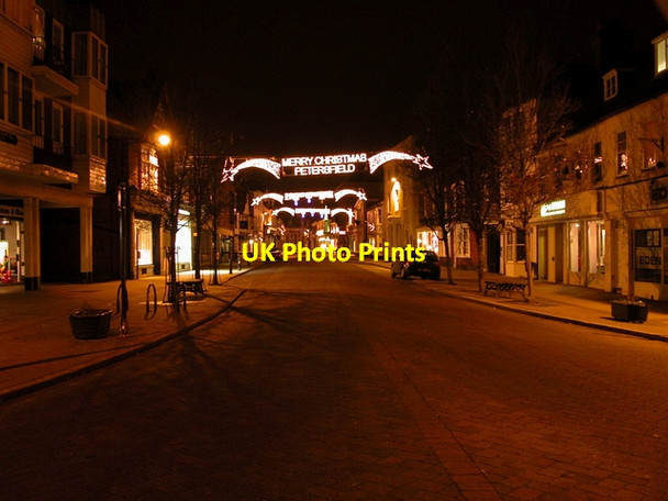Photo 6"x4" Christmas lights on Petersfield High Street Petersfield c2006