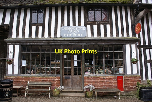 Photo 6"x4" Chiddingstone Shop and Post Office Chiddingstone c2006