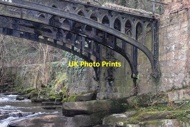Photo 6"x4" Clydach Gorge Iron Bridge Clydach\/SO2213 c2006