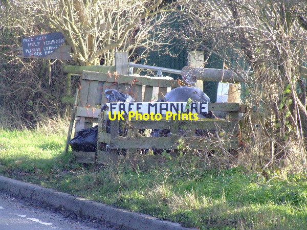 Photo 6"x4" Free Manure! Ashingdon c2006