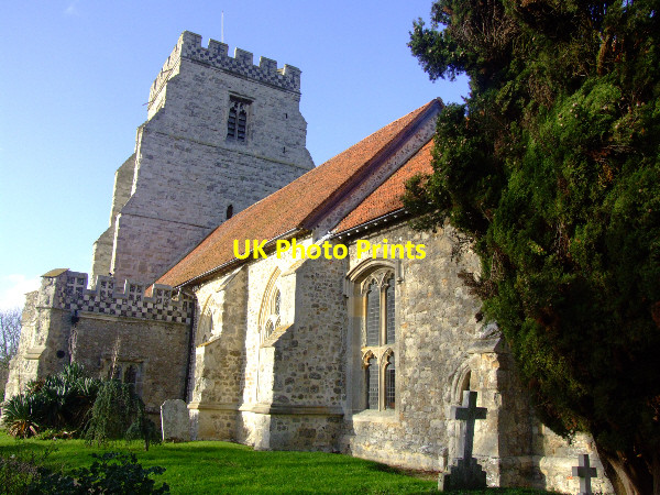Photo 6"x4" Canewdon Parish Church: St Nicholas Canewdon c2006