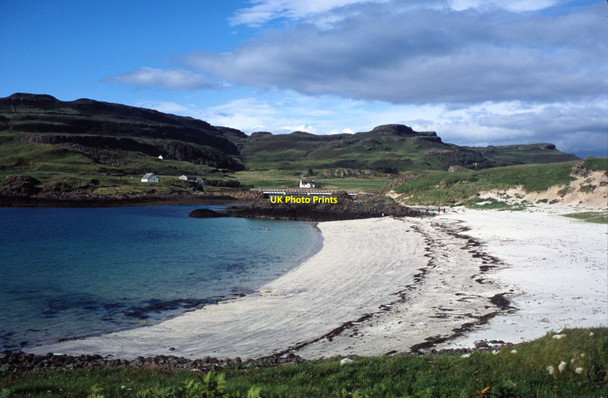 Photo 6"x4" Sandy beach by Sanday roadbridge A' Chill c2006