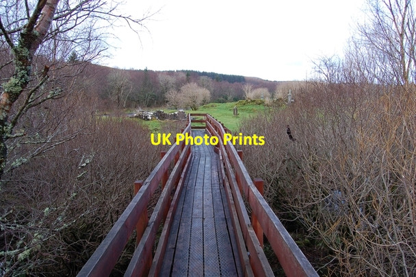 Photo 6"x4" Access bridge to Saint Columba's Isle Carbost\/NG4248 c2007