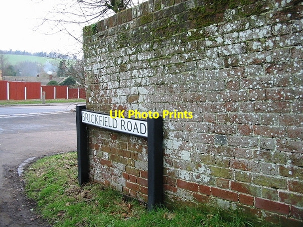 Photo 6"x4" Sign at western end of Brickfield Road Derringstone c2007