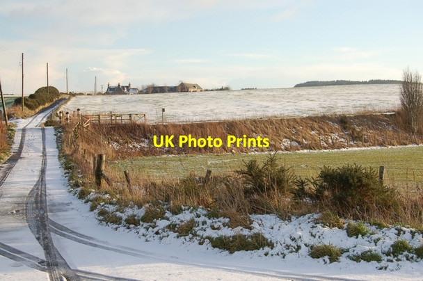 Photo 6"x4" Road to Linkshill Udny Station c2007