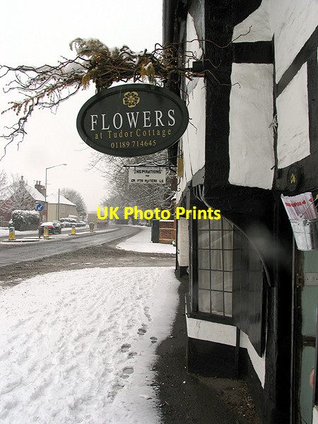 Photo 6"x4" Woolhampton in Winter Woolhampton c2007