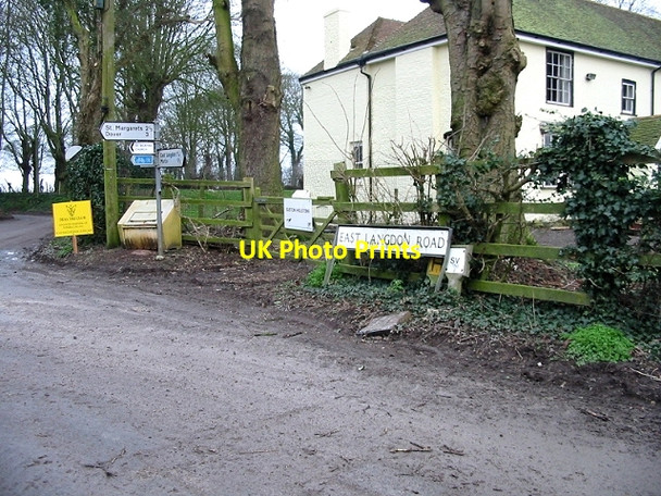 Photo 6"x4" East Langdon Road in Guston Guston c2007