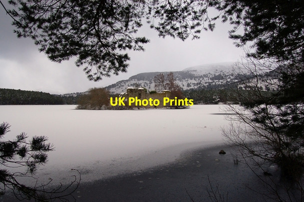 Photo 6"x4" Loch an Eilein Castle Doune\/NH8809 c2007