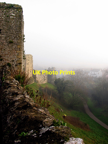 Photo 6"x4" Chepstow Castle: South Side Chepstow\/Cas-Gwent c2007