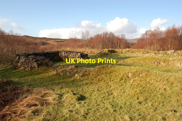 Photo 6"x4" Ruin in Kinloch Forest Duisdalemore\/Duisdeil M\u00f4r c2007