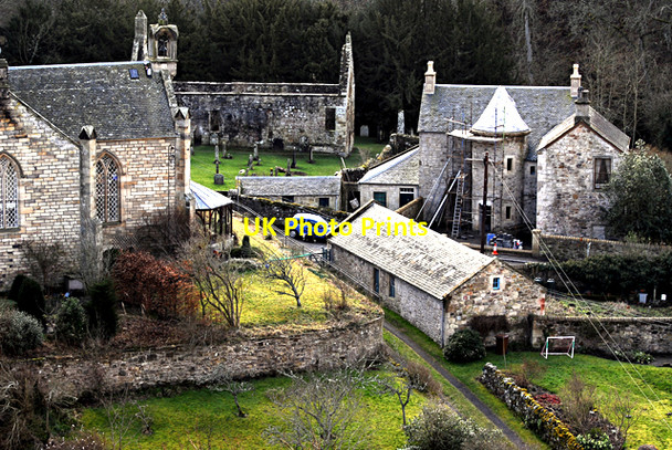 Photo 6"x4" Old Temple Church Yard Temple\/NT3158 c2007