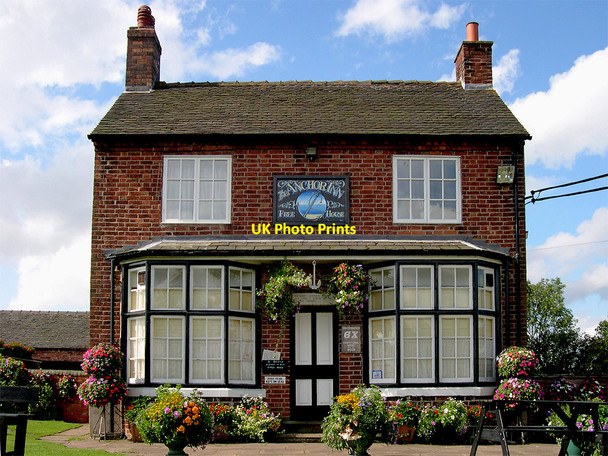 Photo 6"x4" The Anchor Inn at High Offley, Shropshire Union Canal Grub Street c2004