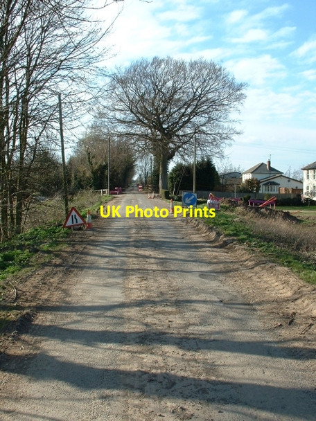 Photo 6"x4" Road improvements, Rookery Road, Sutton Bridge Guy's Head c2007