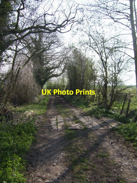 Photo 6"x4" Bridge over Brook on Hubbal Lane Shackerley c2007