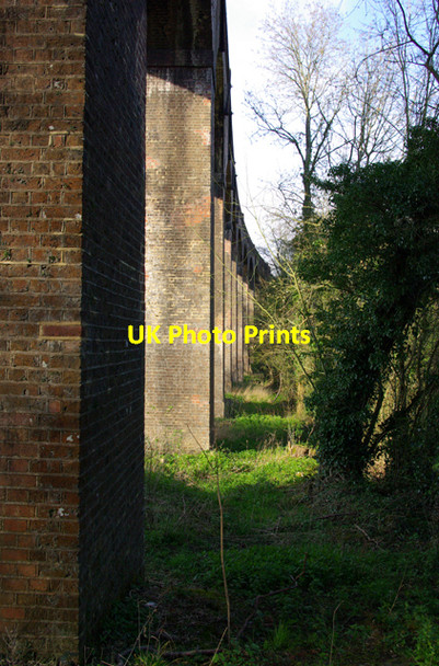 Photo 6"x4" Railway Viaduct , Uckfield Line Burnt Oak\/TQ5127 c2007